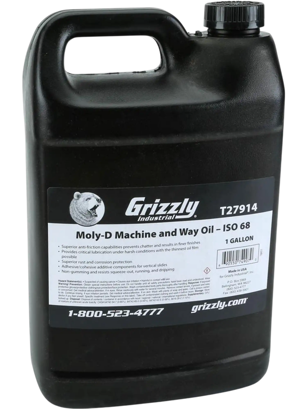 Grizzly T27914 - Moly-D Machine and Way Oil-ISO 68, 1 Gallon