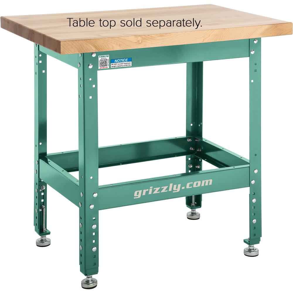 Grizzly T28170 - Heavy-Duty Shop Stand