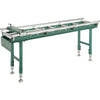 Grizzly T28173 - 14" x 78" Heavy-Duty Roller Table with Work Stop