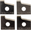 Grizzly T28530 - Lower Flush Trim Blades for G0774 and G0985, 4-Pk.
