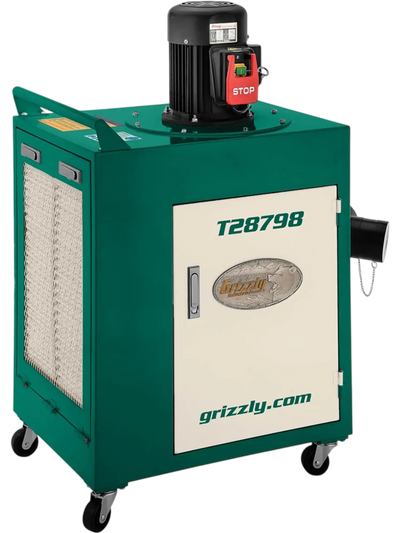 Grizzly T28798 Metal Dust Collector 1-1/2 HP New