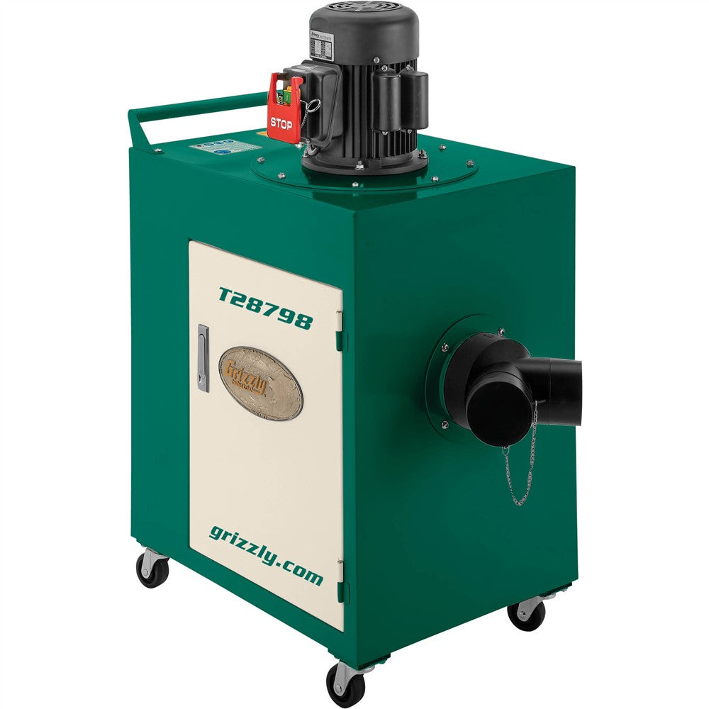 Grizzly T28798 - 1-1/2 HP Metal Dust Collector