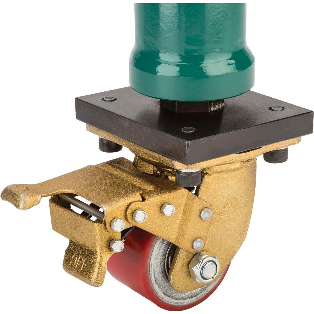 Grizzly T28985 - 30" Welding Table Support Leg with Swivel Caster & Brake