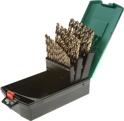 Grizzly T30017 Drill Bit Set PRO 29 Pc M35 Cobalt New