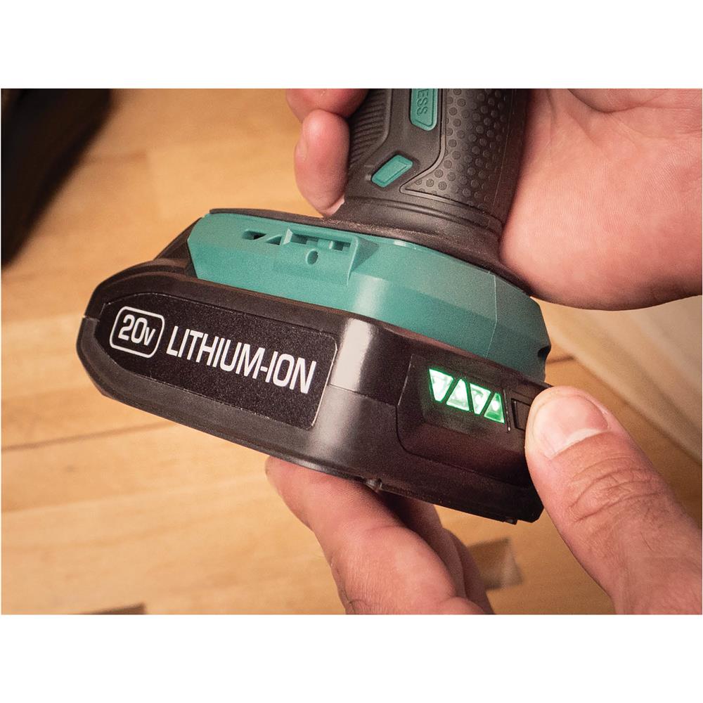 Grizzly PRO T30290X1 - 20V Hammer Drill Kit with Li-Ion Battery & Charger