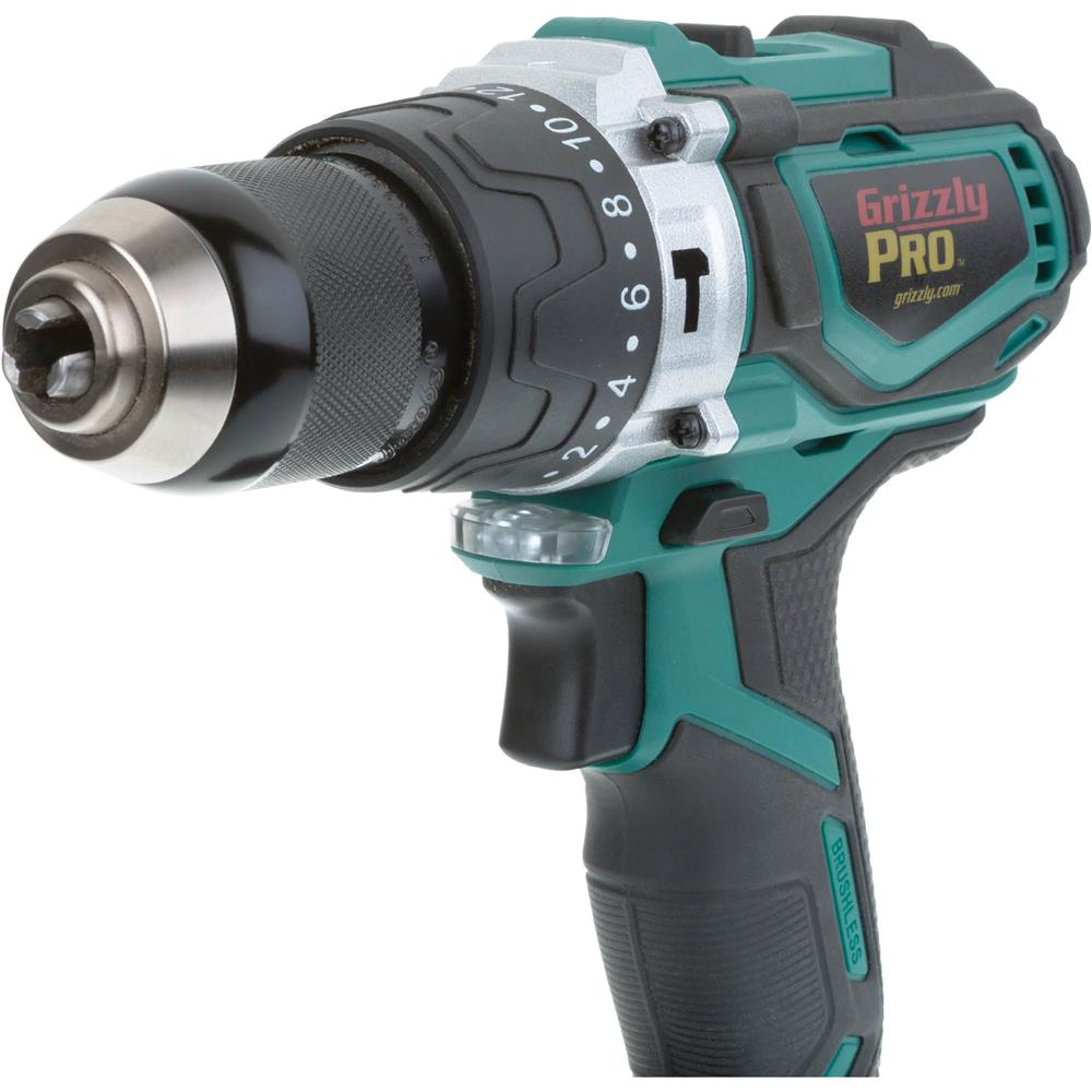 Grizzly PRO T30290X - 20V Hammer Drill Kit with Li-Ion Battery (Charger Not Included)