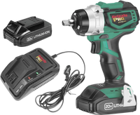 Grizzly PRO T30292X2 - 20V Impact Wrench Kit with 2 Li-Ion Batteries & Charger