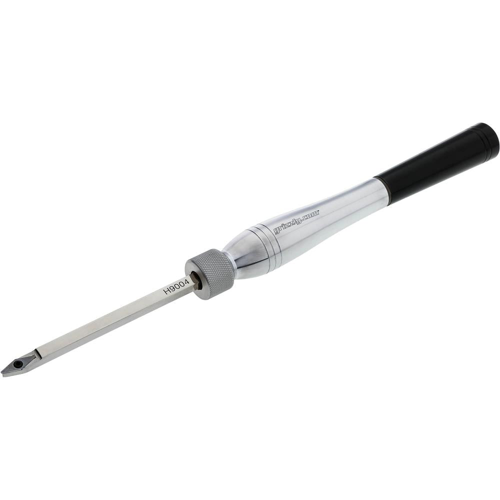 Grizzly T30498 - 6 Pc. Collet Woodturning Chisel Set With Carbide Inserts and Aluminum Handles
