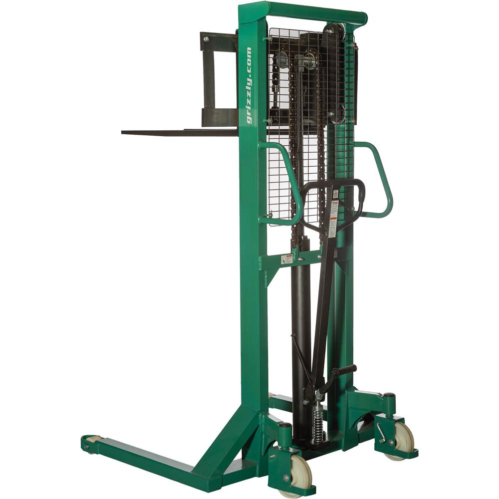 Grizzly T31643 - 2-Ton Bear-Lift Pro Pallet Stacker