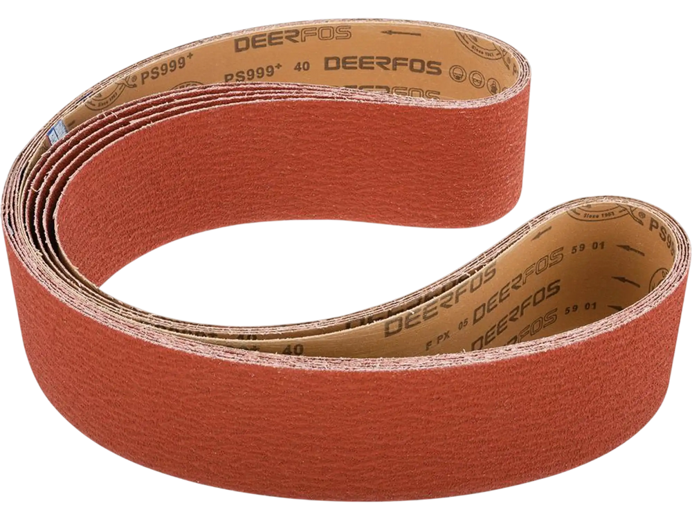 Grizzly T31815 - 4" x 79" Ceramic Sanding Belt 40 grit, 5 Pk.