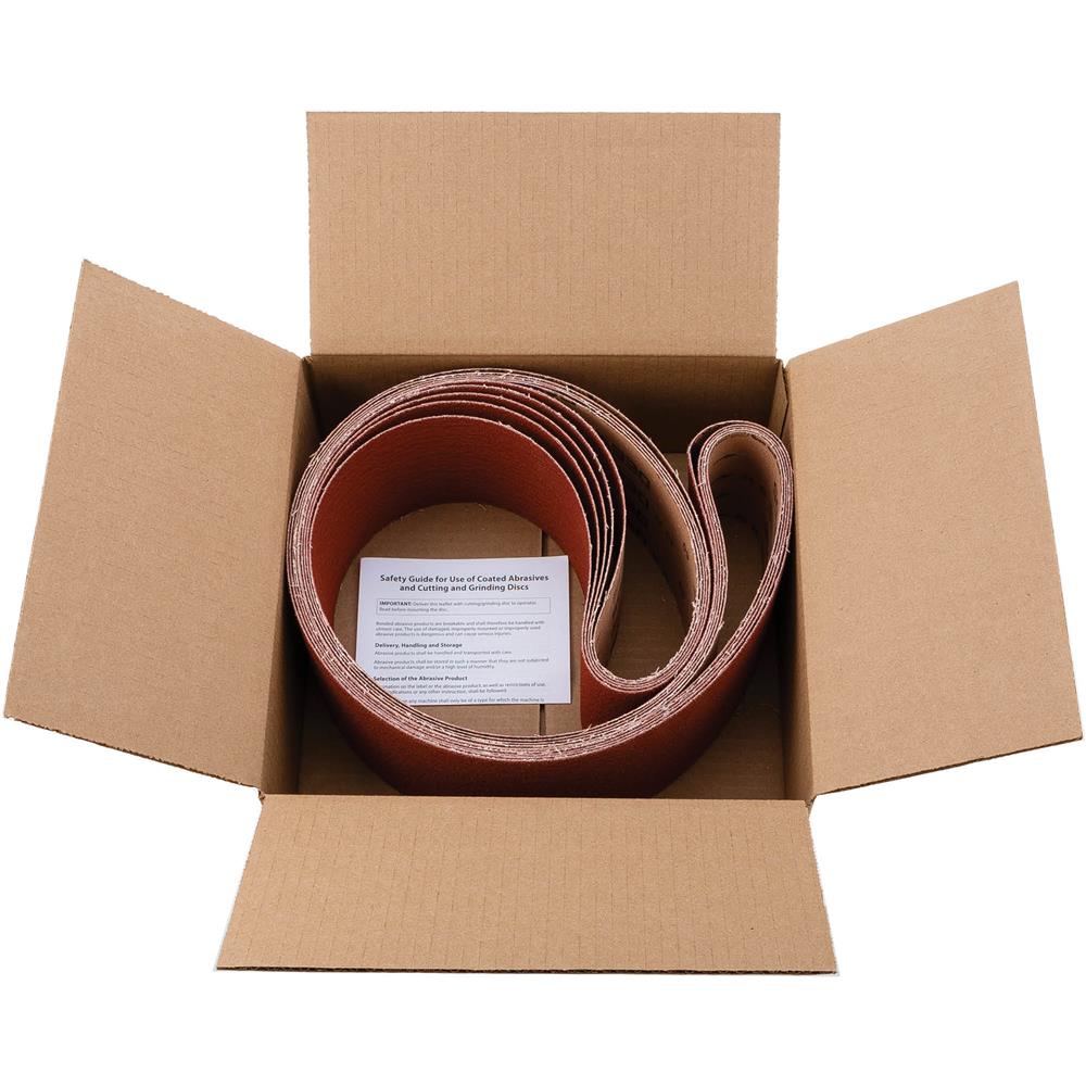 Grizzly T31816 - 4" x 79" Ceramic Sanding Belt 60 grit, 5 Pk.