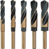 Grizzly PRO T31987 - 5 Pc. M35 Cobalt Silver & Deming Drill Bit Set