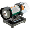 Grizzly T32002 - 3" Variable-Speed Mini Benchtop Grinder/Buffer with Rotary Shaft