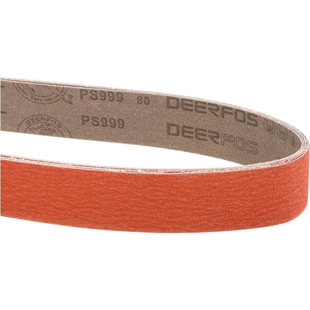 Grizzly T32051 - 2" x 72" Ceramic Sanding Belt, 80 Grit, 5 Pk.