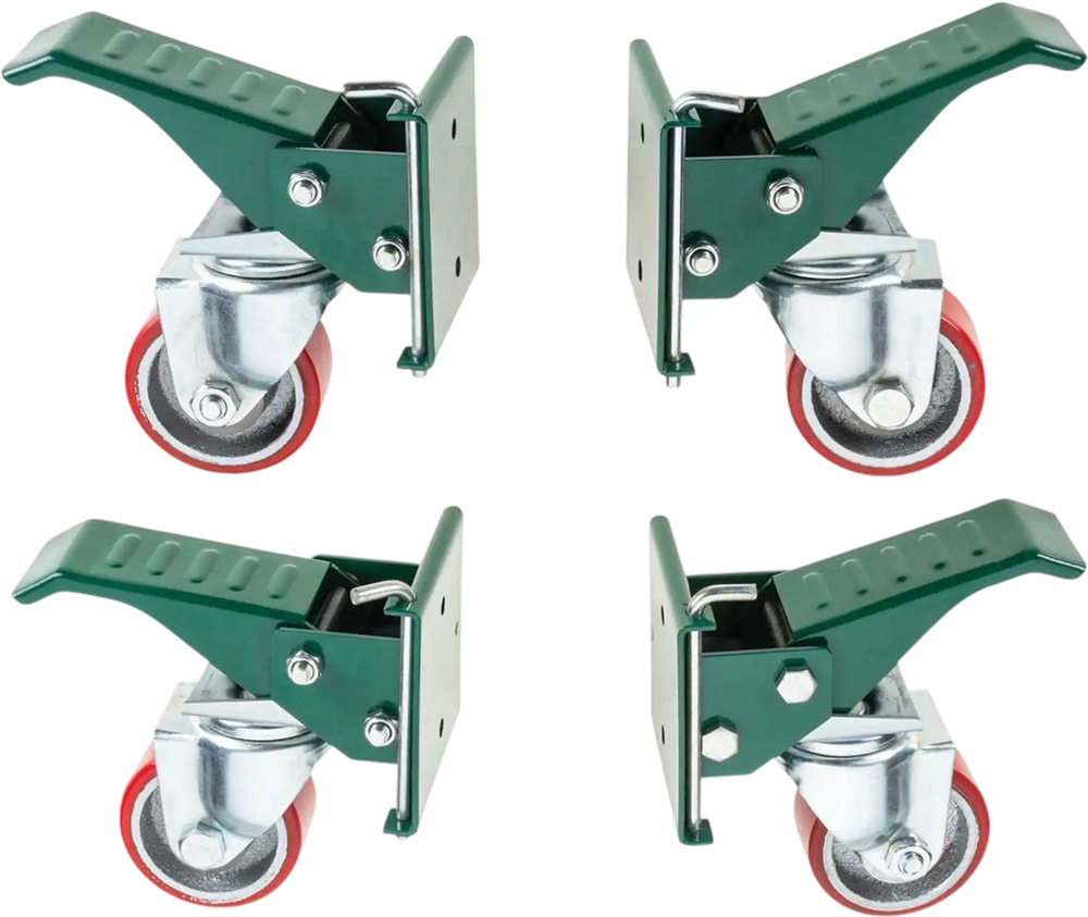 Grizzly T32334 - 400 Lb. Capacity Workbench Caster Set, 4-Pc.