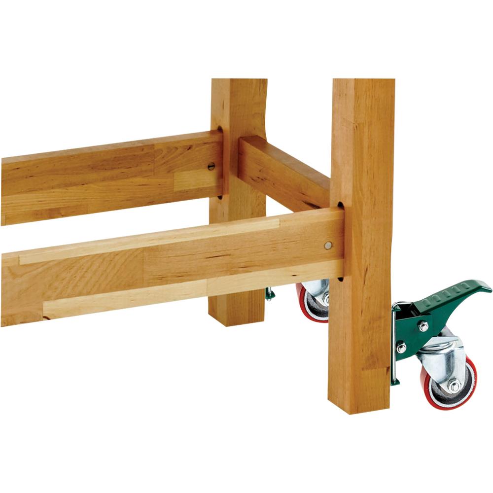 Grizzly T32334 - 400 Lb. Capacity Workbench Caster Set, 4-Pc.
