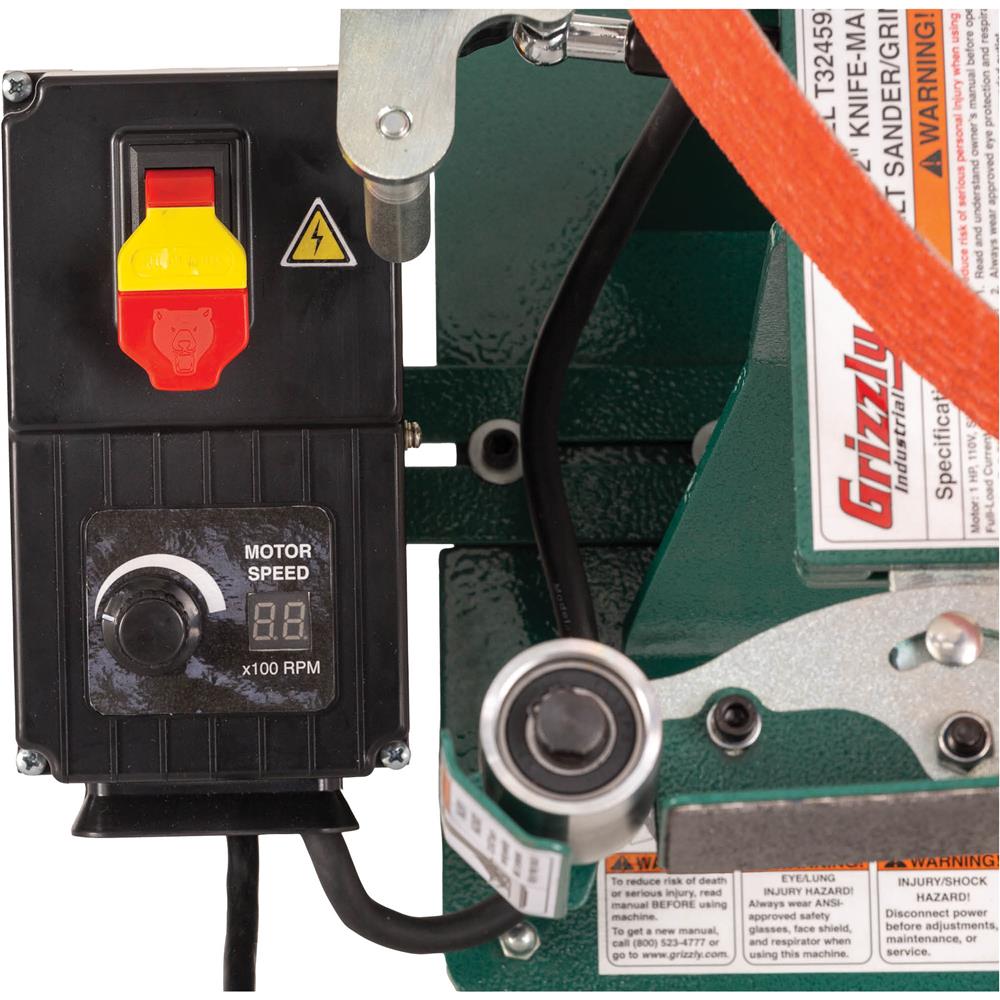 Grizzly T32459Z - 2" x 42" Knife-Making Belt Sander/Grinder