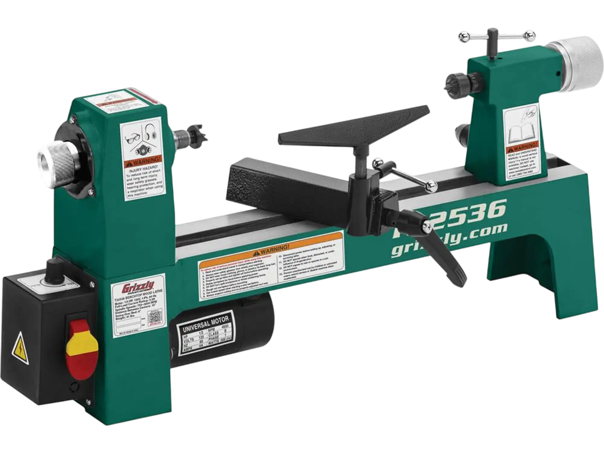 Grizzly T32536 Wood Lathe 8