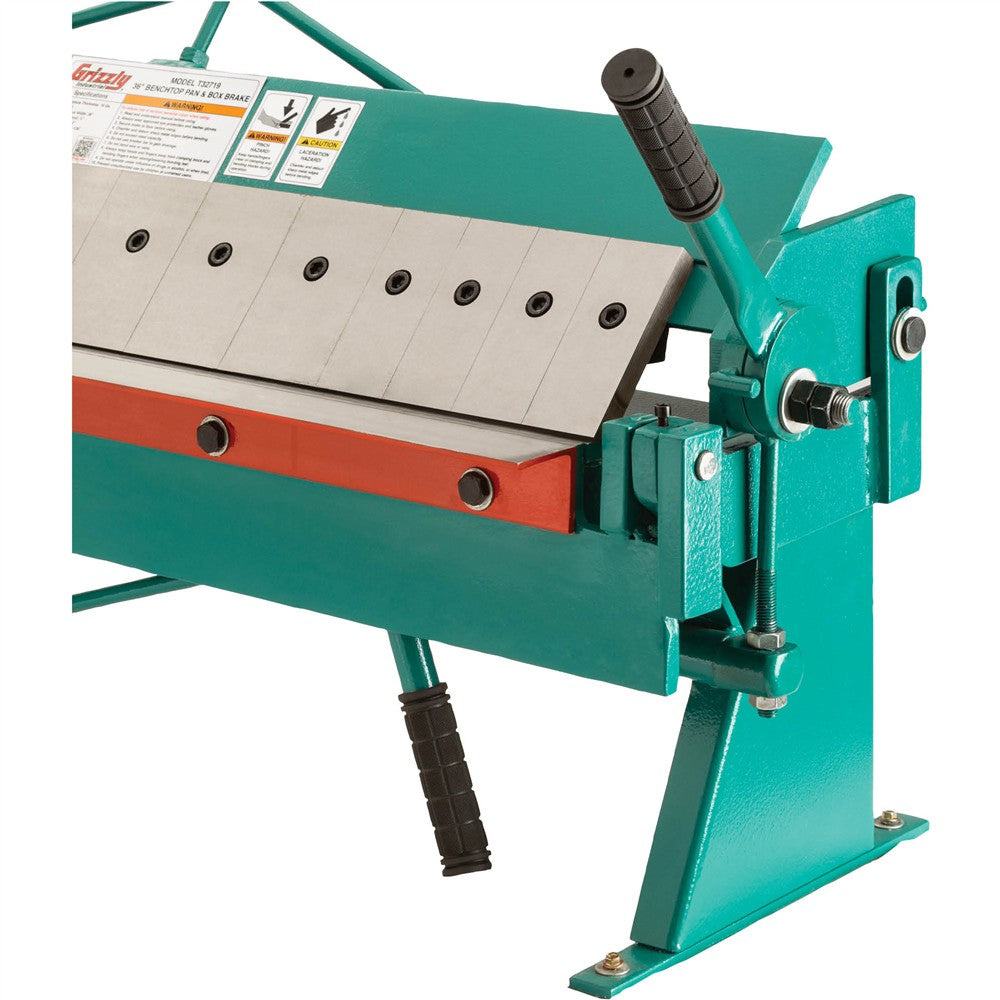 Grizzly T32719 - 36" 18-Gauge Benchtop Pan and Box Brake
