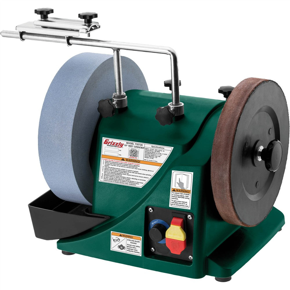 Grizzly T32720 - 10" Variable-Speed Wet Grinder/Sharpener