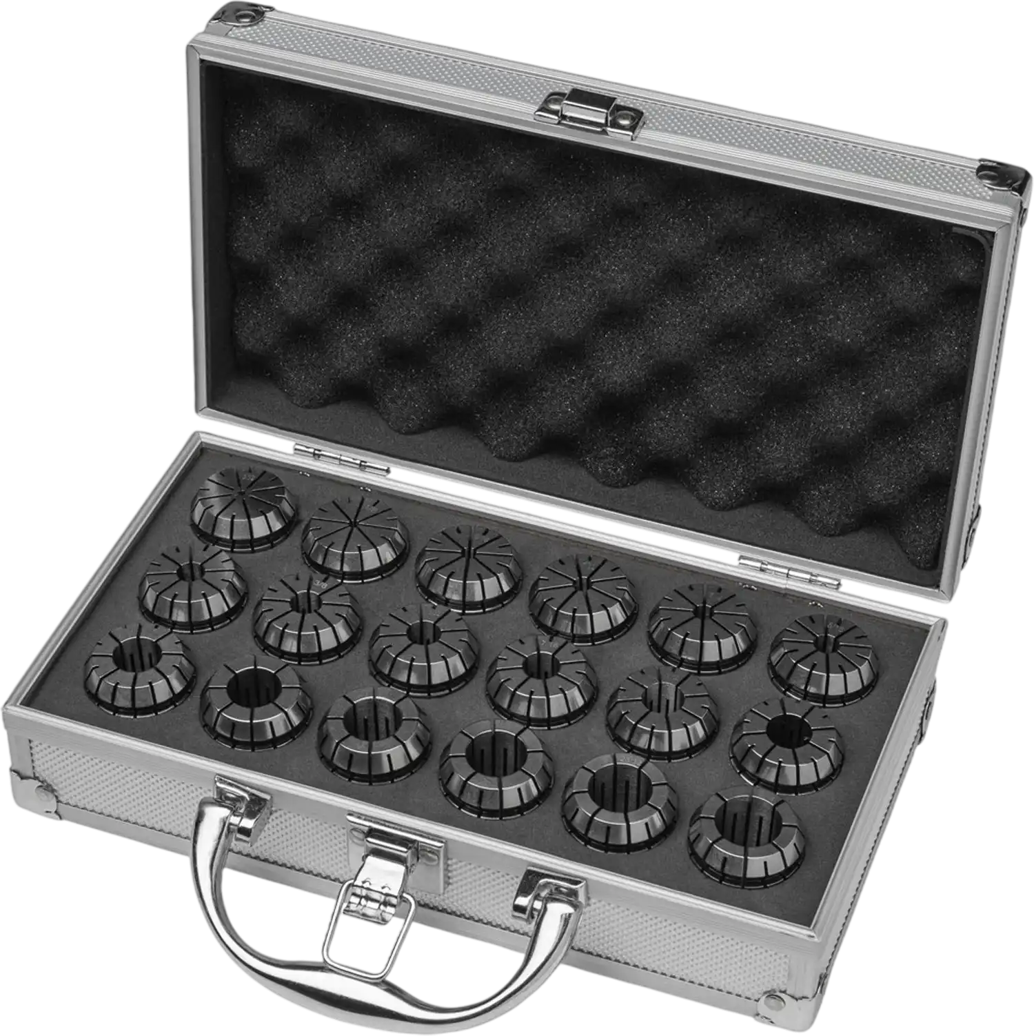 Grizzly T32837 Lathe Tooling Collets ER32 Spring Collet 18 Pc Set New