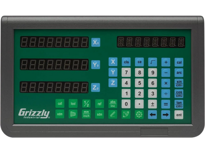 Grizzly T33080 Digital Read-Outs 2/3 Axis Lathe DRO New