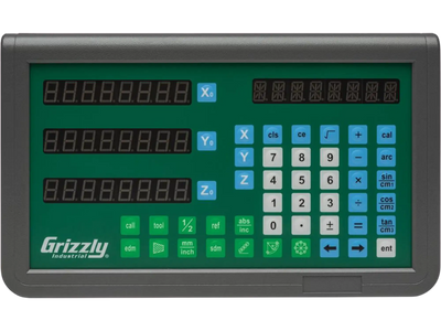Grizzly T33081 Digital Read-Out 2/3 Axis Mill DRO New