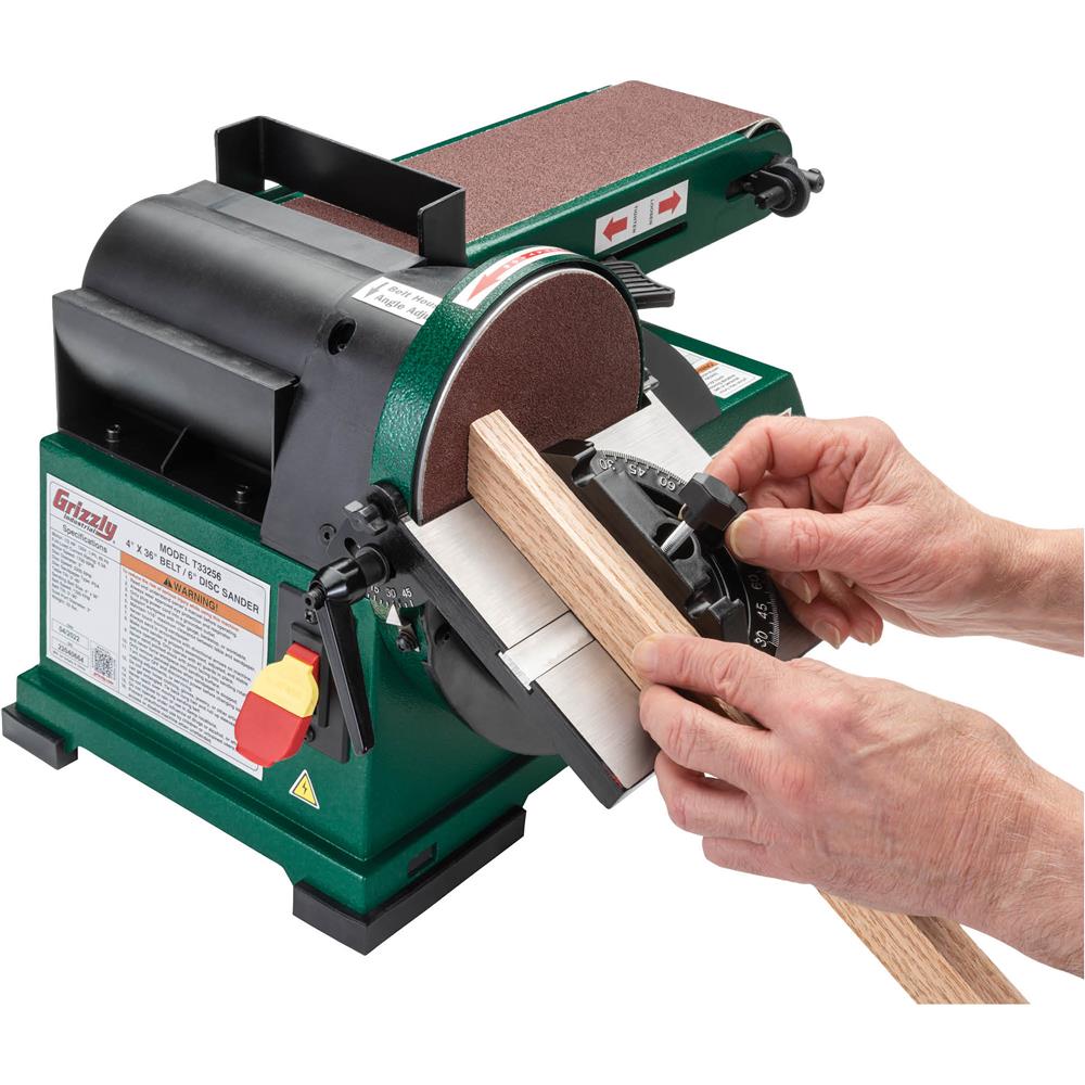 Grizzly T33256 - 4" x 36" Belt / 6" Disc Combo Sander