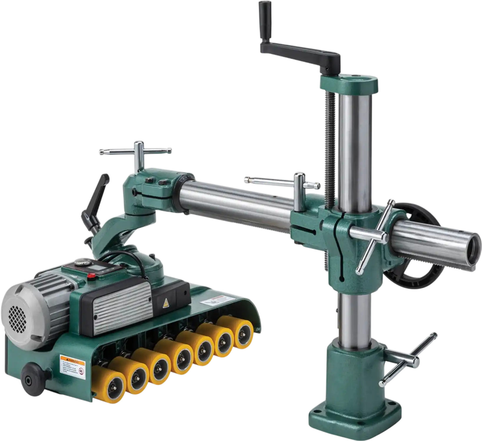 Grizzly T33295 Power Feeder 2/3 HP Variable-Speed 7-Roller Single-Phase New