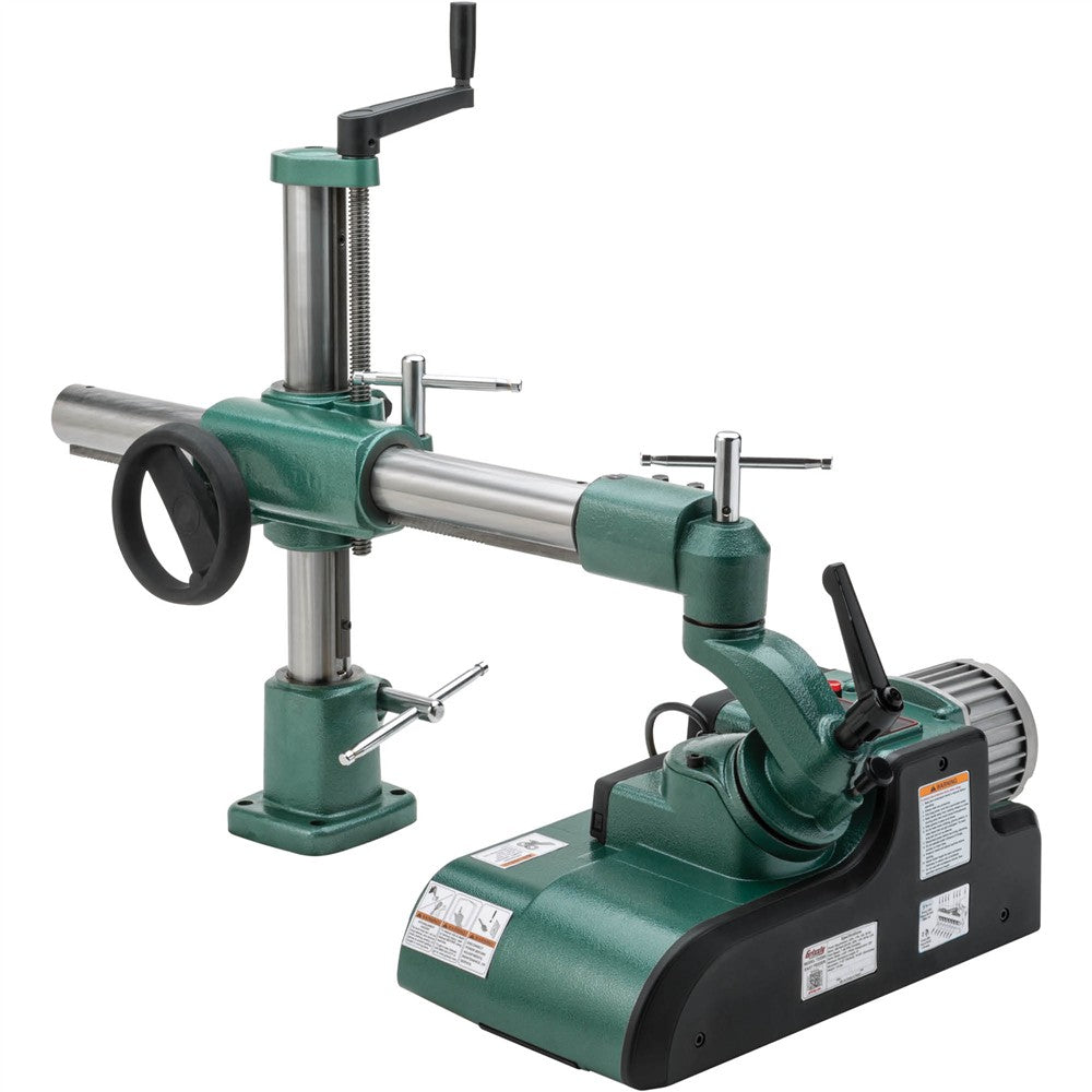 Grizzly T33295 - 2/3 HP Variable-Speed 7-Roller Power Feeder, Single-Phase