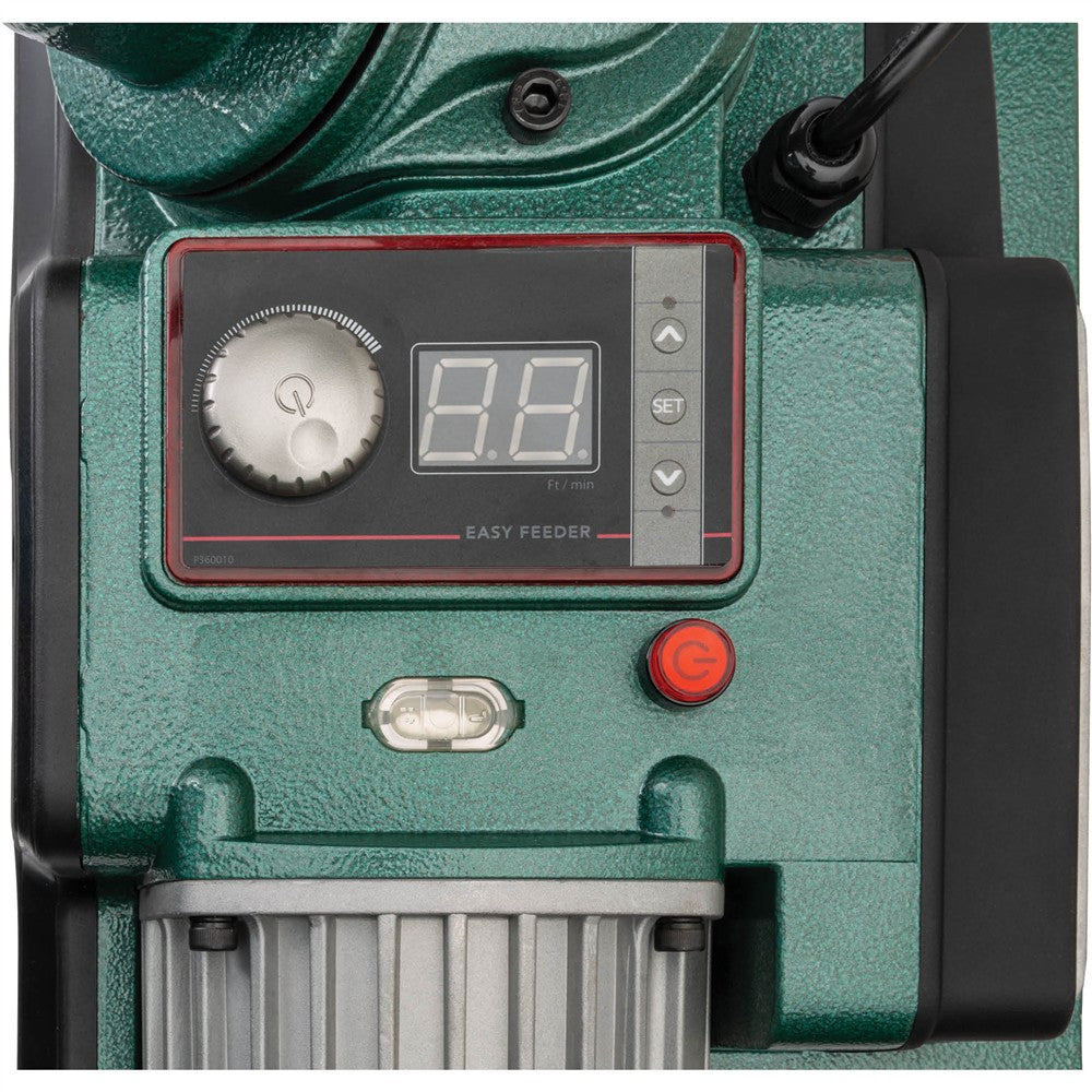 Grizzly T33295 - 2/3 HP Variable-Speed 7-Roller Power Feeder, Single-Phase