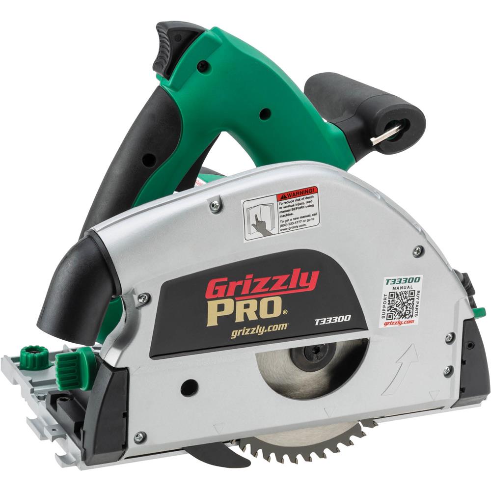 Grizzly PRO T33300ZX - 6-1/4" Track Saw Bundle