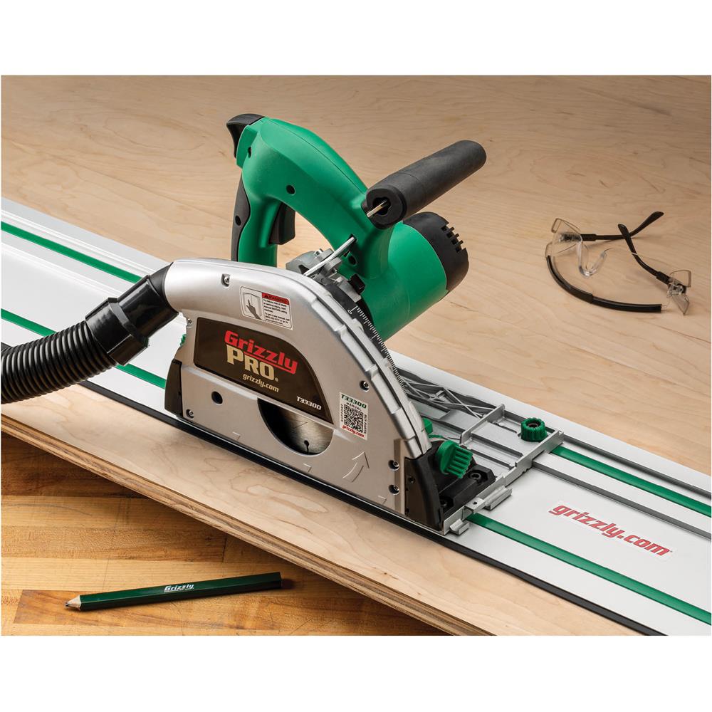 Grizzly PRO T33300ZX - 6-1/4" Track Saw Bundle