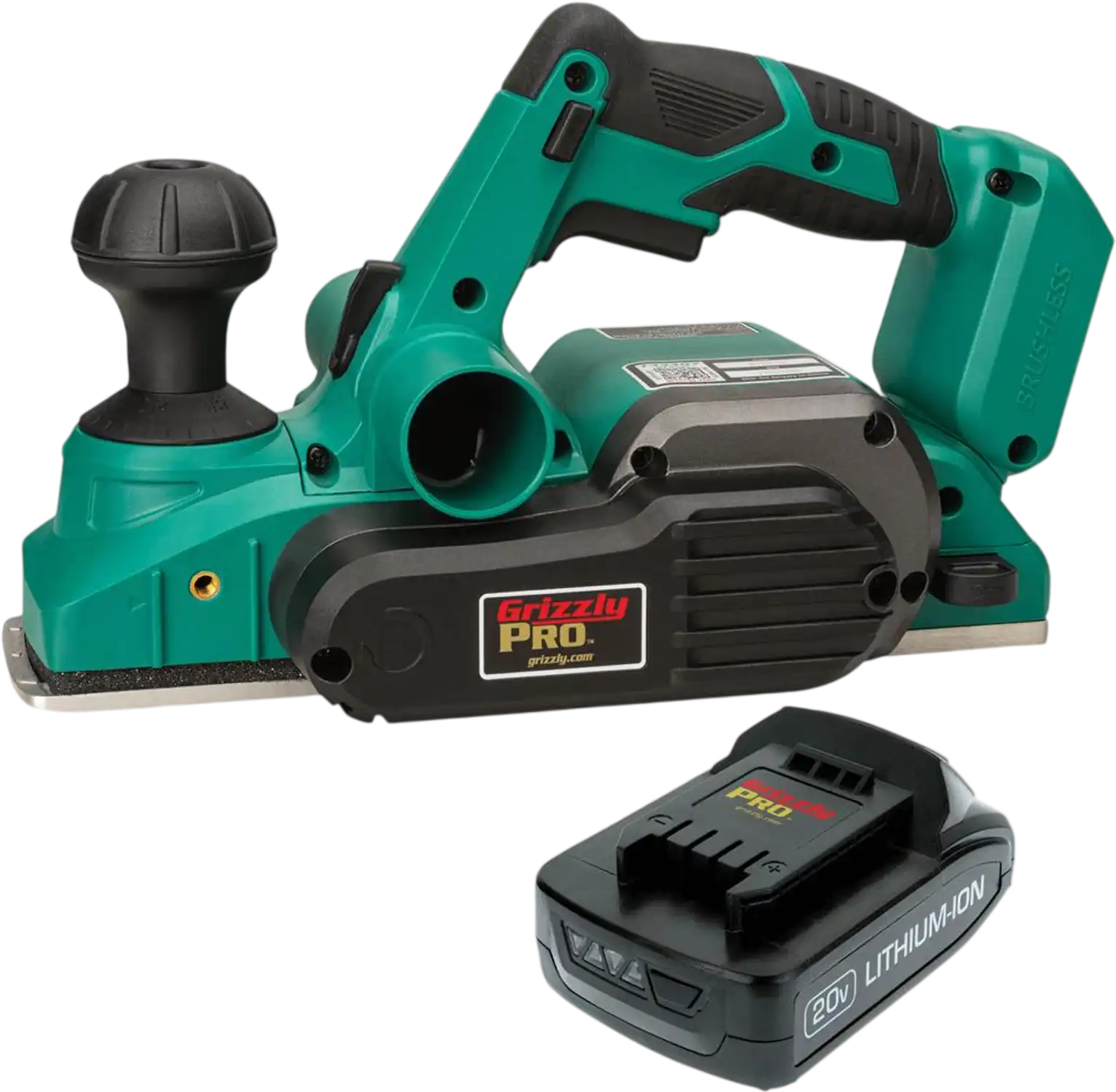 Grizzly T33307X Hand Planer PRO 20V Brushless Handheld Li-Ion Battery Charger Not Included New