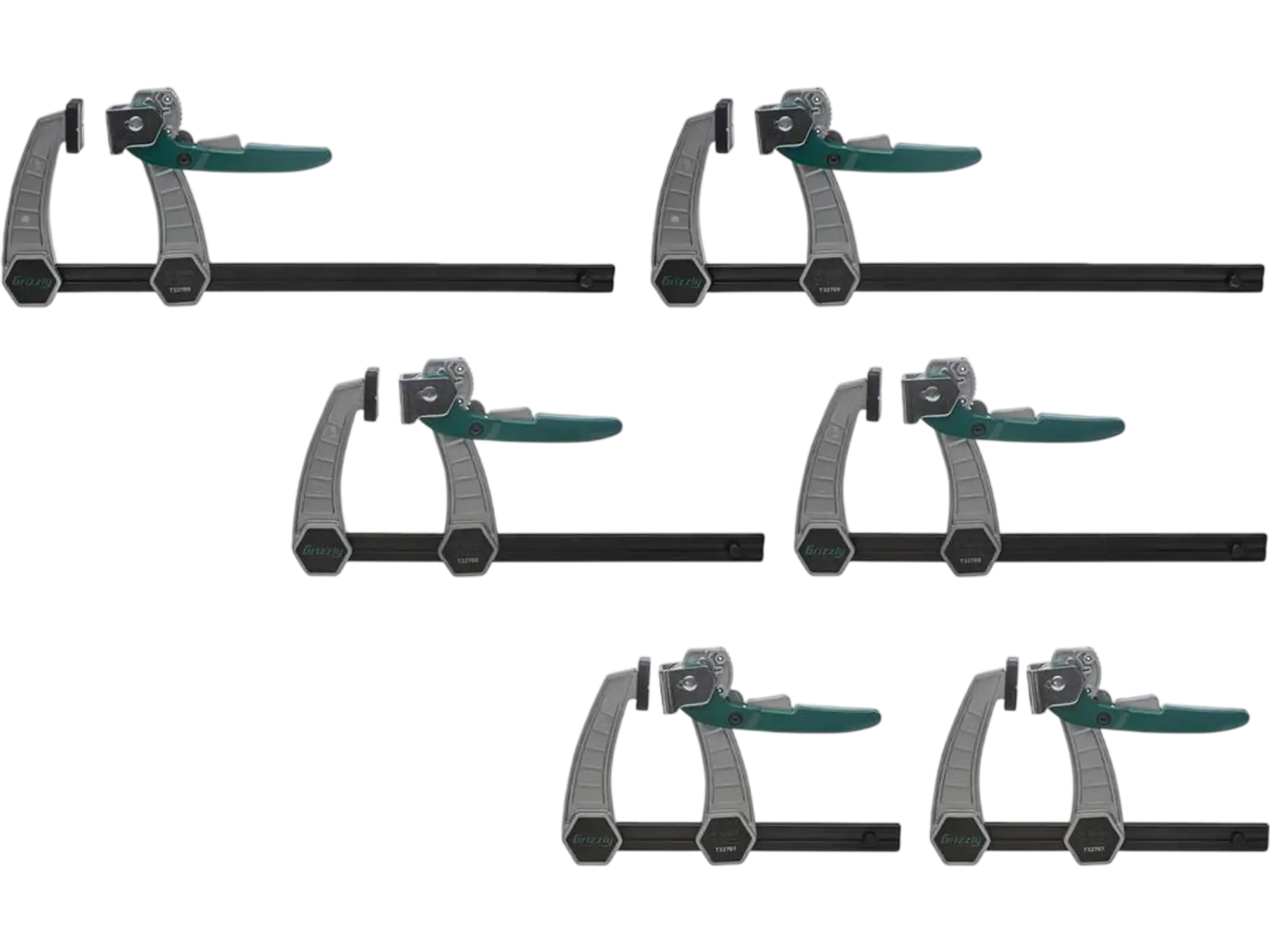 Grizzly T33389 Clamp Set Quick Gear Clamp Kit 4-3/4