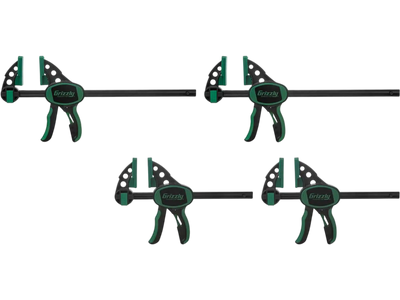 Grizzly T33391 Clamp Set One-Handed Bar Clamp Kit 6