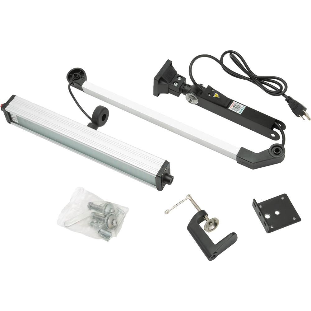 Grizzly T33679 - 3600 Lumen Articulating LED Light with Mounts
