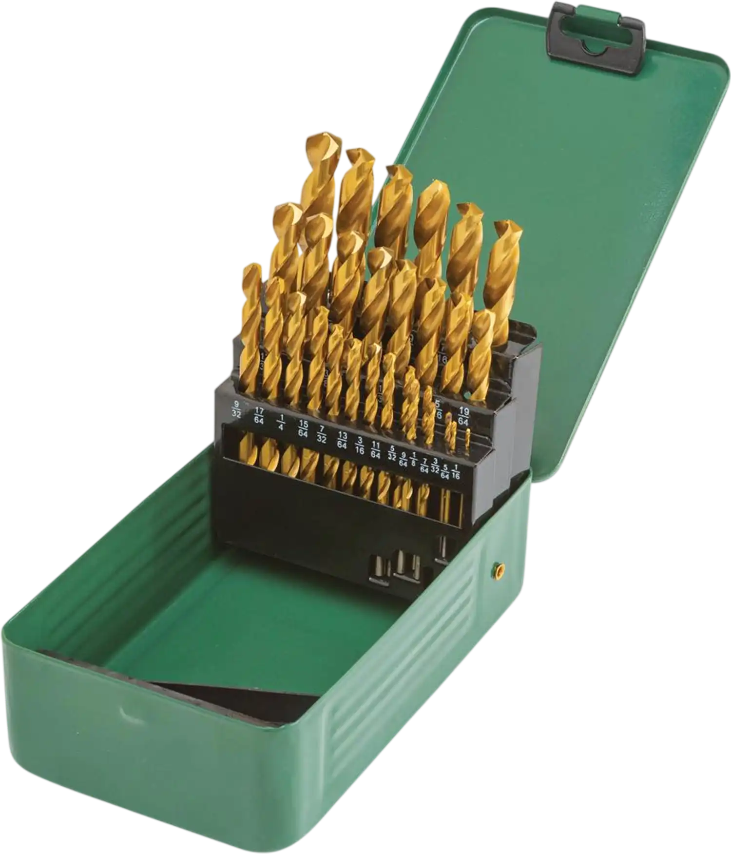 Grizzly T33685 Drill Bit Set PRO M2 HSS TiN-Coated 29 Pc New