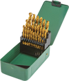 Grizzly PRO T33685 - M2 HSS TiN-Coated Drill Bit Set, 29 Pc.