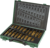 Grizzly PRO T33687 - M2 HSS Bulk TiN-Coated Drill Bit Set, 170-Pc.