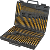 Grizzly T33688 - HSS Titanium 135 Degree Drill Bit Set, 115 Pc.