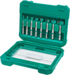 Grizzly PRO T33694 - Tungsten Carbide Hex Shank Forstner Bit Set, 8 Pc. 1/4" - 1-3/8"