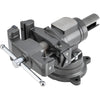 Grizzly T33818 - 5" Industrial 360 Degree Swivel Base Drop-Forged Workbench Vise