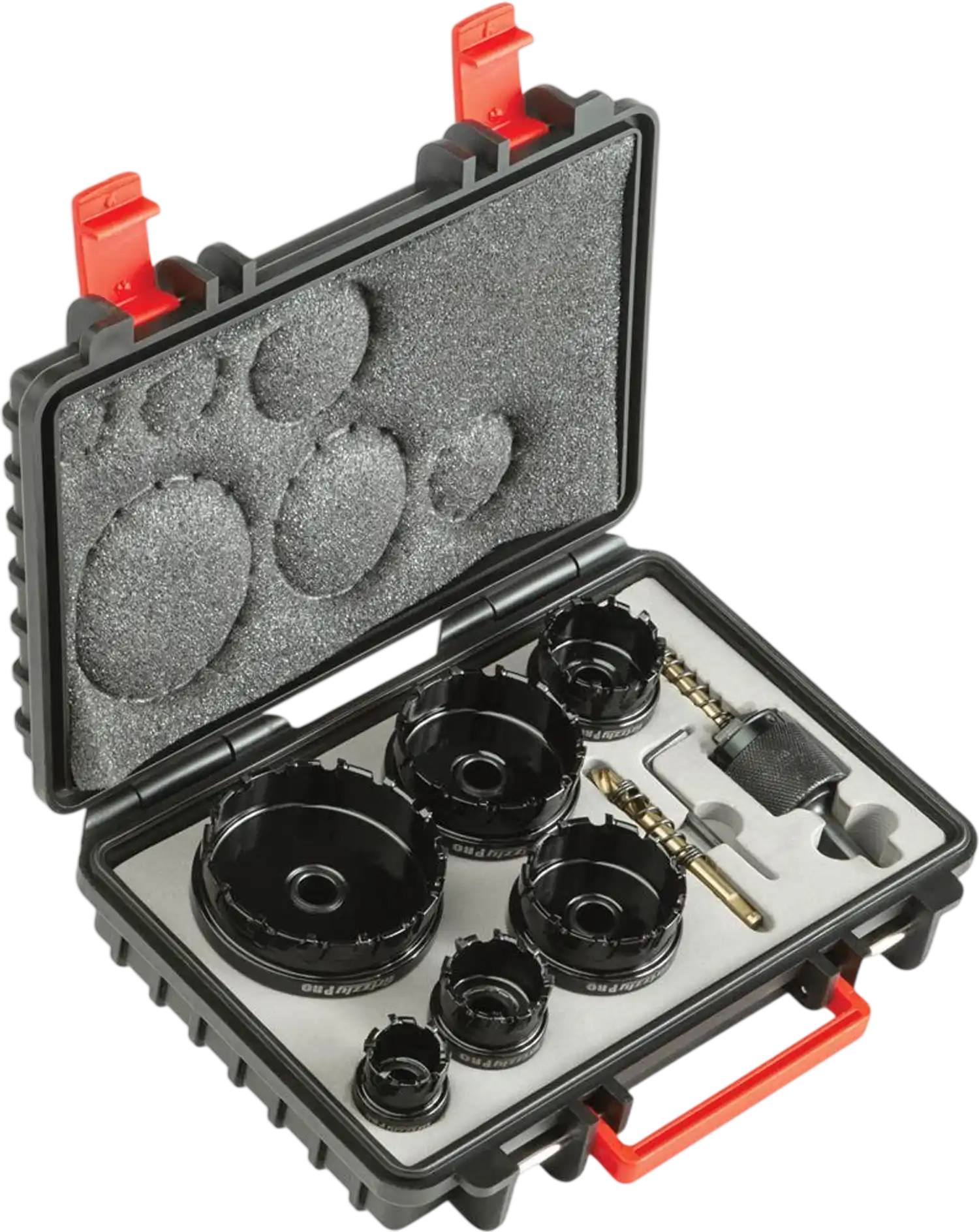 Grizzly T33824 Hole Saw Set PRO 6 Pc Metalworking Tungsten Carbide 7/8
