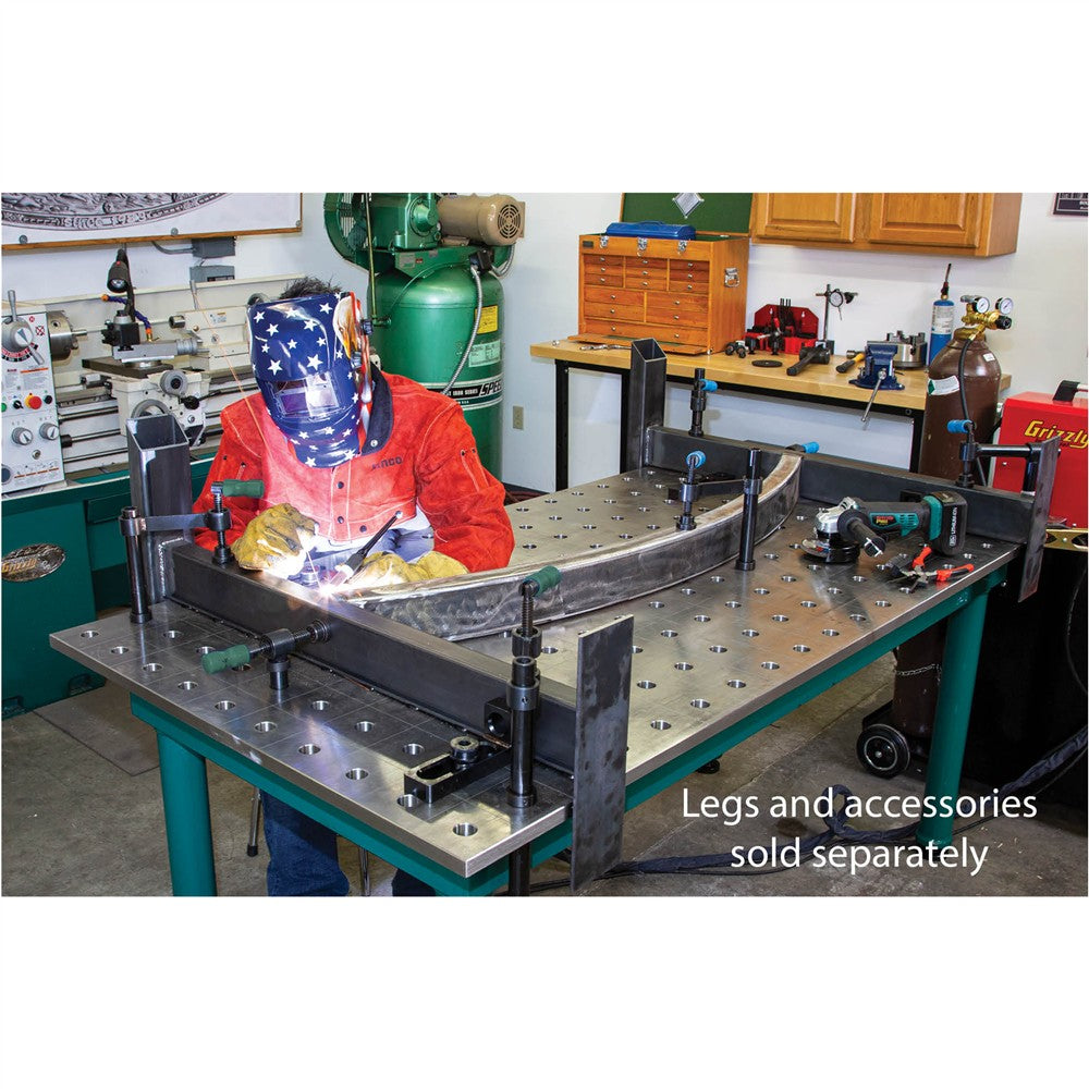 Grizzly T33918 - 79" x 39" Nitride-Coated Welding Tabletop