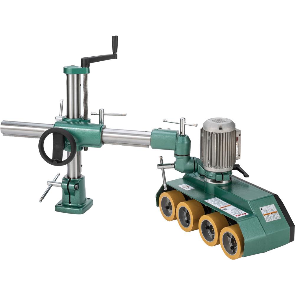 Grizzly T33925 - 1 HP Variable-Speed 4-Roller Power Feeder, Single-Phase