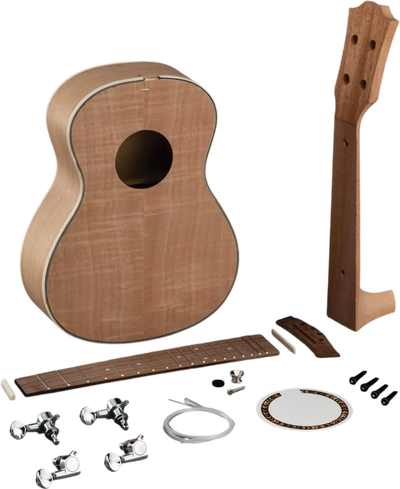 Grizzly T33951 Instrument Kit Fiddleback Maple Ukulele Kit New