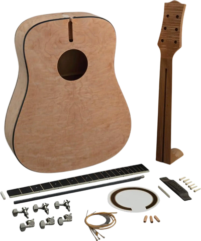 Grizzly T33952 Instrument Kit Quilted Maple Acoustic Guitar Kit New