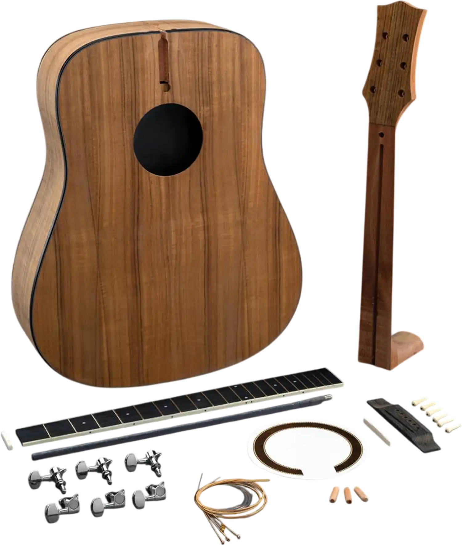 Grizzly T33954 Instrument Kit Koa Variant Acoustic Guitar Kit New