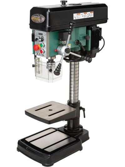 Grizzly T33962 Benchtop Variable-Speed Tapping Drill Press 16